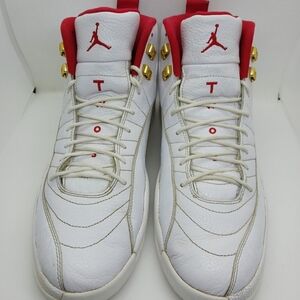 Air Jordan 12 (FIBA) rare size (M) 15 Red and White